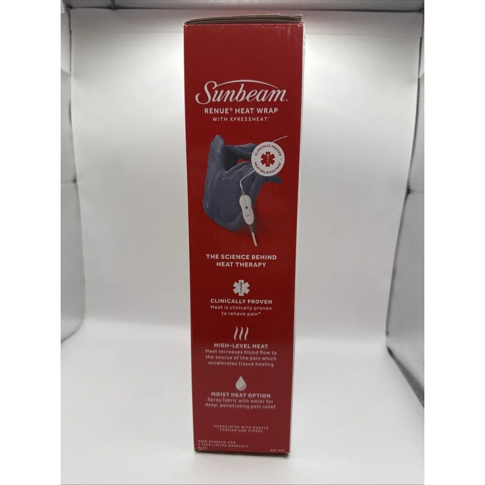 Sunbeam Renue Heat Wrap for Neck & Shoulders Spread Heat 22